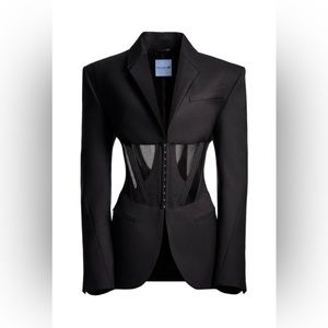 Mugler x H&M Corset - style wool Jacket